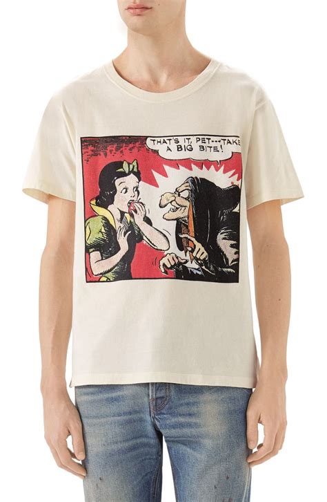 gucci snow white tee|Gucci jersey t shirt.